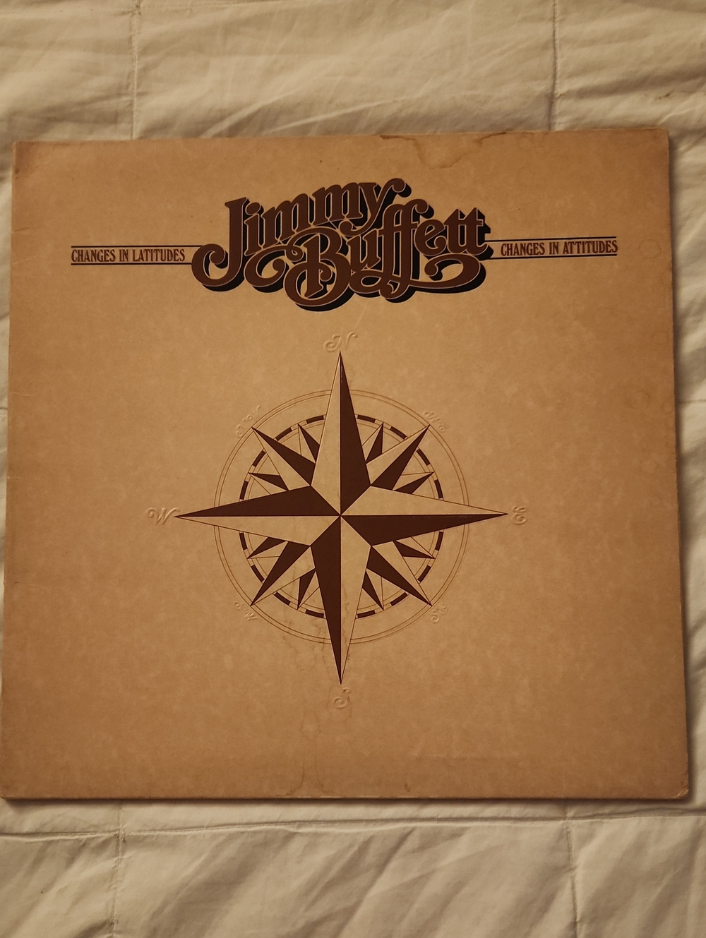 Jimmy Buffett "Changes in Latitudes..." Vinyl Album Never Played Or Removed NM